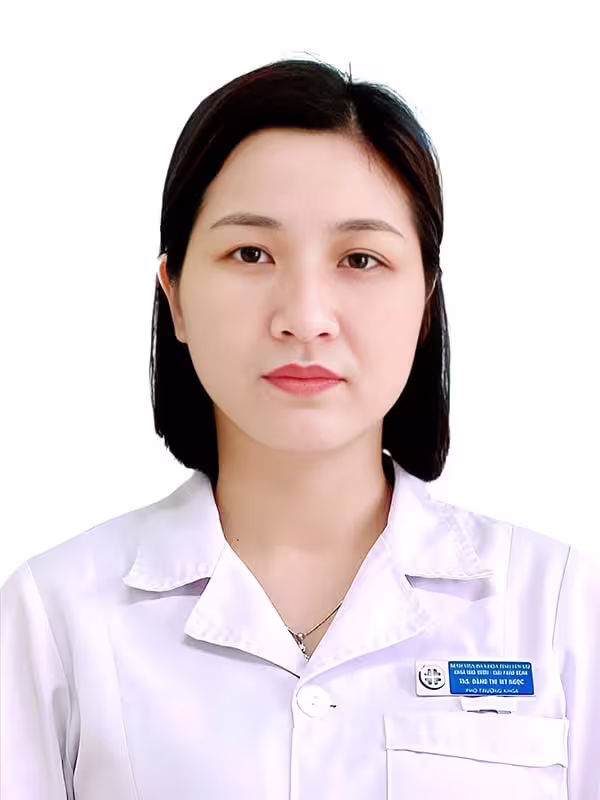 thạc sỹ bác sĩ Đặng thị mỹ ngọc trưởng khoa