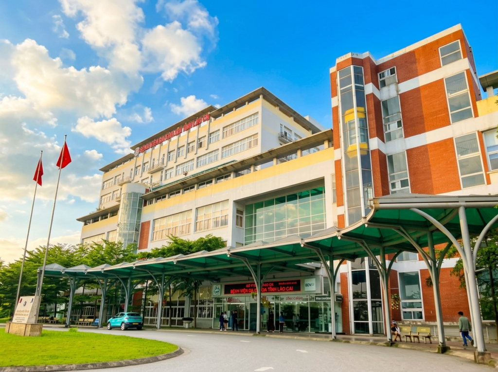 Trụ sở Bệnh viện Đa khoa Số 1 tỉnh Lào Cai