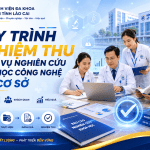 quy trình nghiệm thu nghiên cứu khoa học